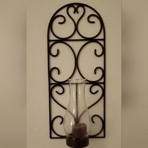 PIER 1 Iron wall sconce